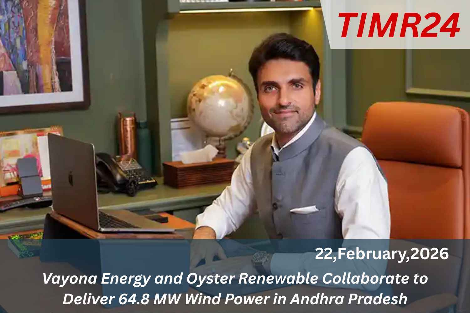 Vayona Energy and Oyster Renewable Collaborate to Deliver 64.8 MW Wind Power in Andhra Pradesh Breakthrough