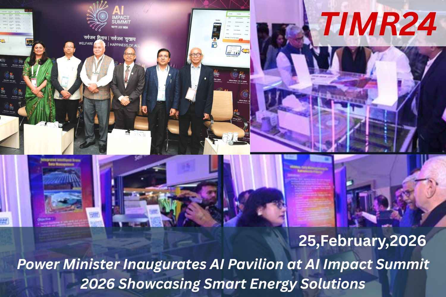 Power Minister Inaugurates AI Pavilion at AI Impact Summit 2026 Showcasing Smart Energy Solutions