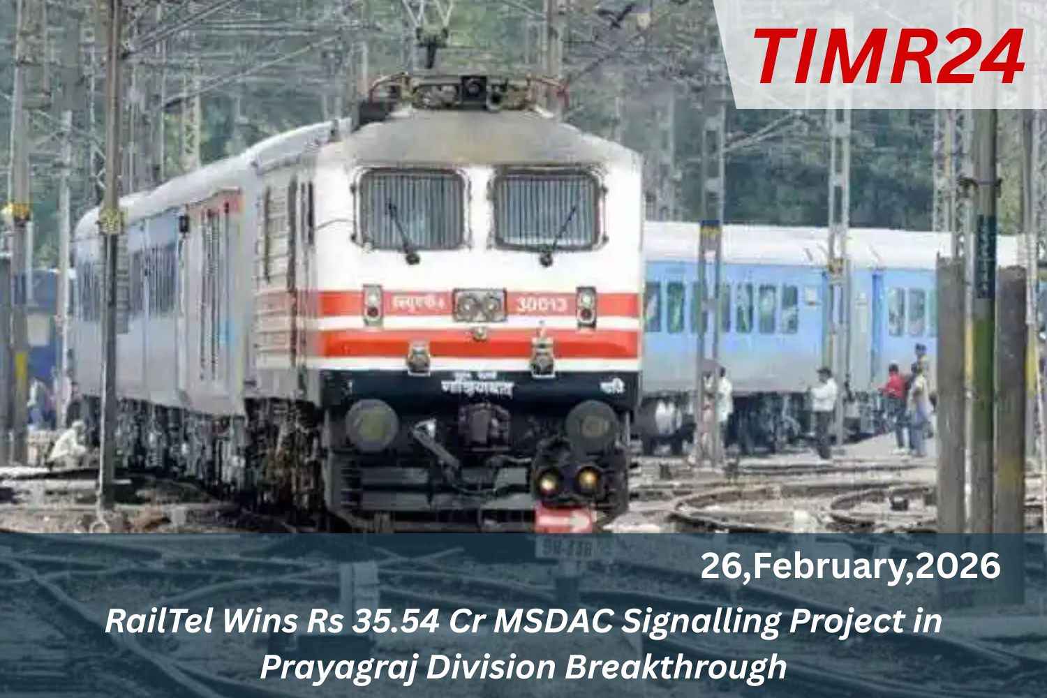 RailTel Wins Rs 35.54 Cr MSDAC Signalling Project in Prayagraj Division Breakthrough