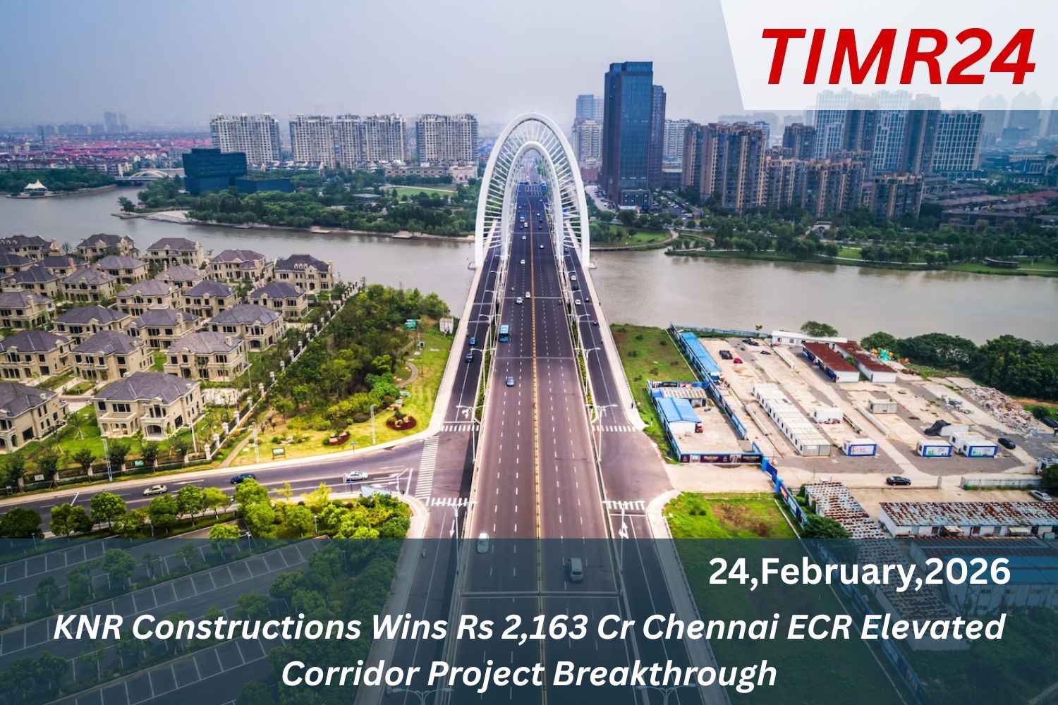 KNR Constructions Wins Rs 2,163 Cr Chennai ECR Elevated Corridor Project Breakthrough