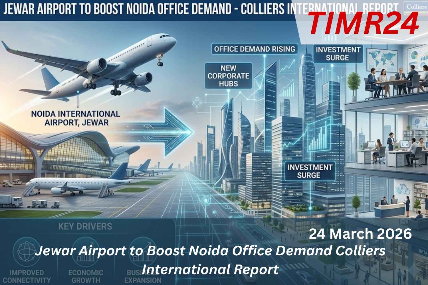 Jewar Airport to Boost Noida Office Demand Colliers International Report