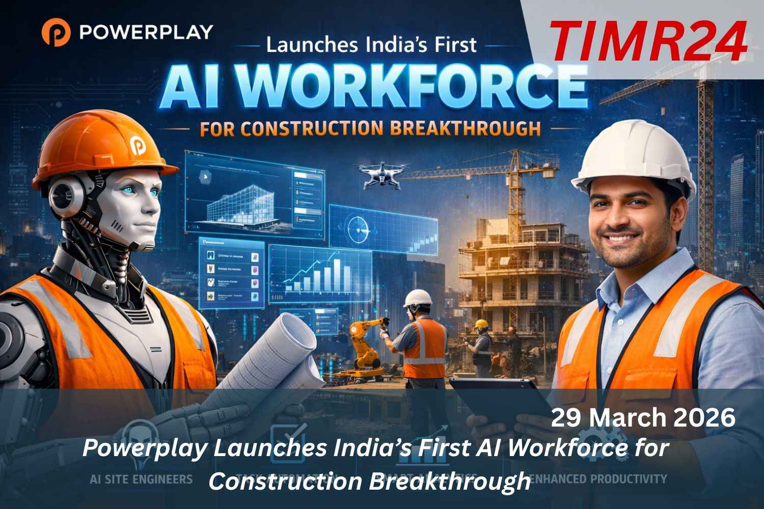Powerplay Launches India’s First AI Workforce for Construction Breakthrough