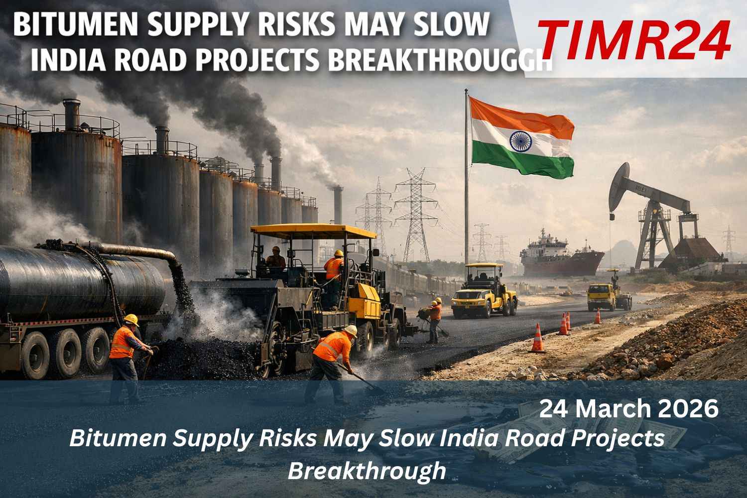 Bitumen Supply Risks May Slow India Road Projects Breakthrough Breakthrough