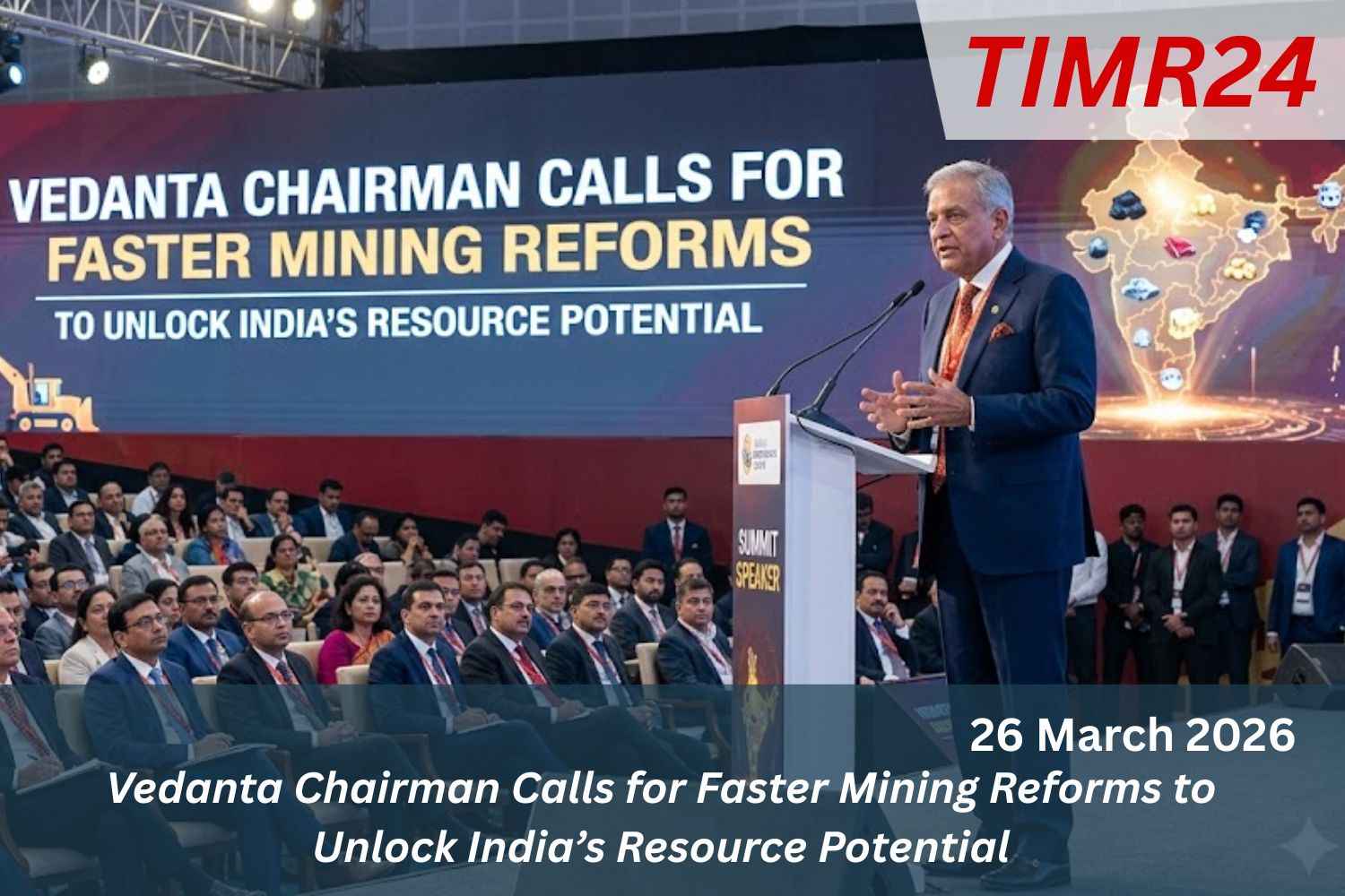 Vedanta Chairman Calls for Faster Mining Reforms to Unlock India’s Resource Potential