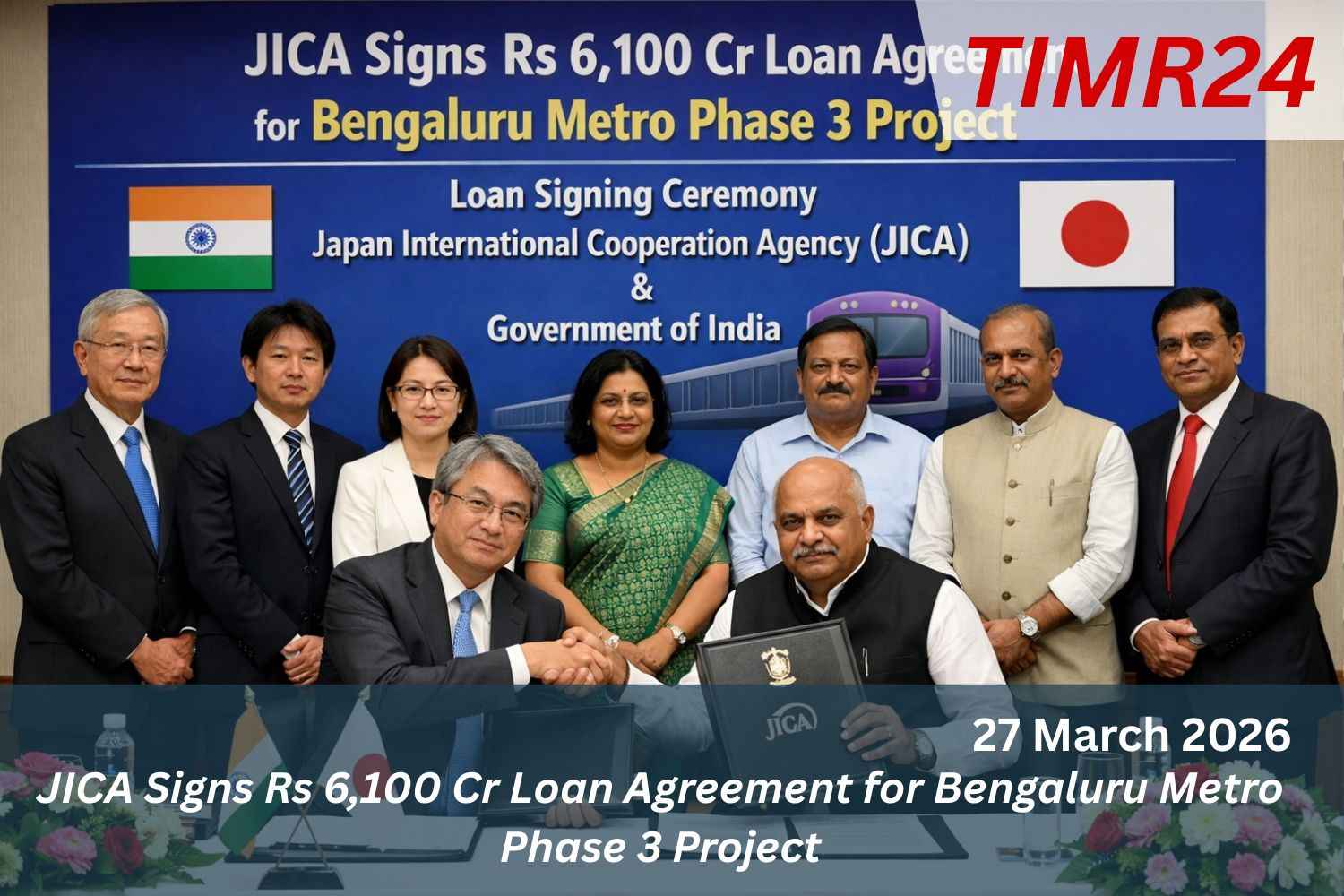 JICA Signs Rs 6,100 Cr Loan Agreement for Bengaluru Metro Phase 3 Project