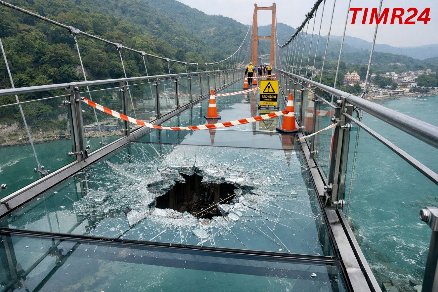 Bajrang Setu Glass Bridge in Rishikesh Suffers 1 Major Damage Ahead of Launch
