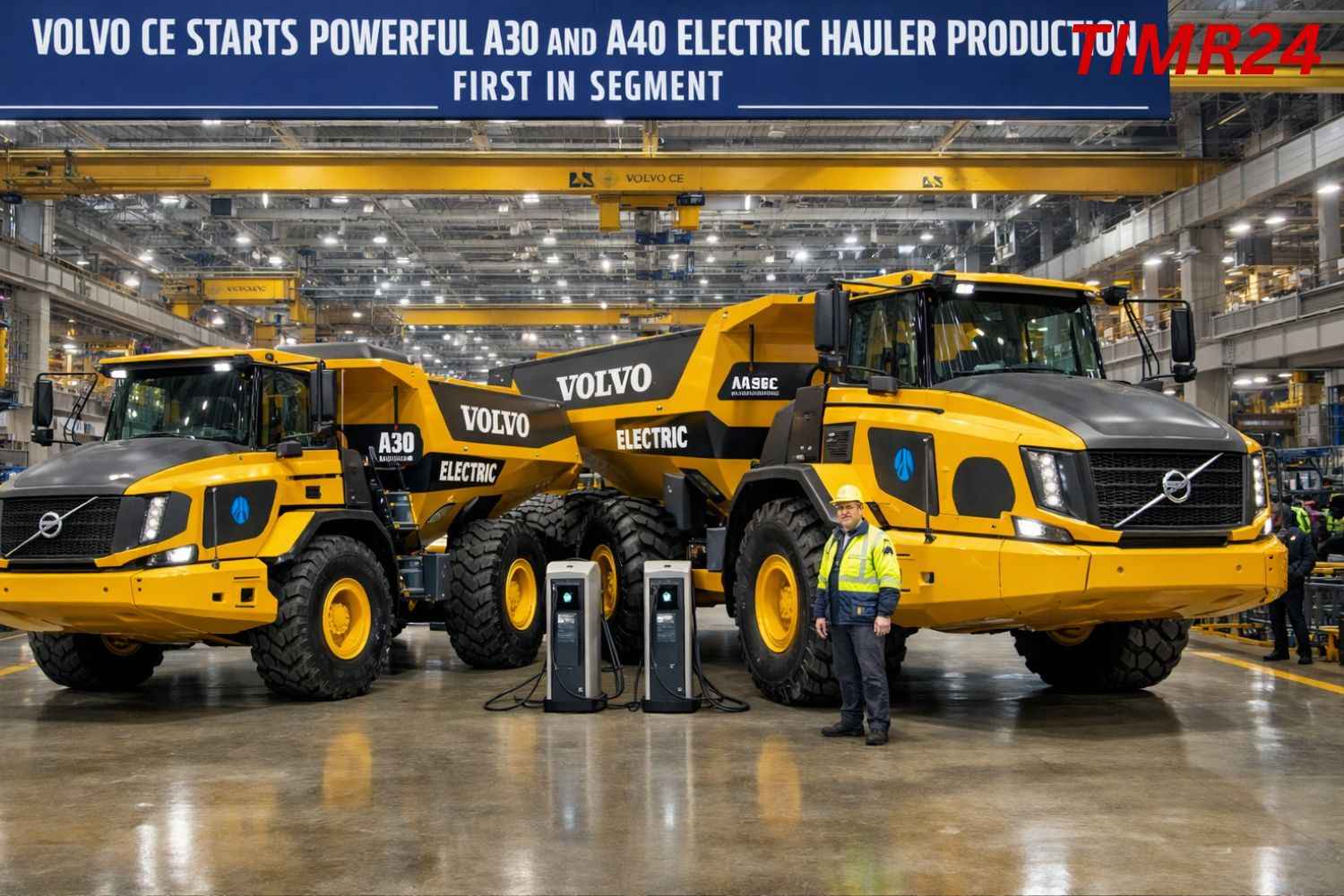 Volvo CE Starts Powerful A30 and A40 Electric Hauler Production, First in Segment