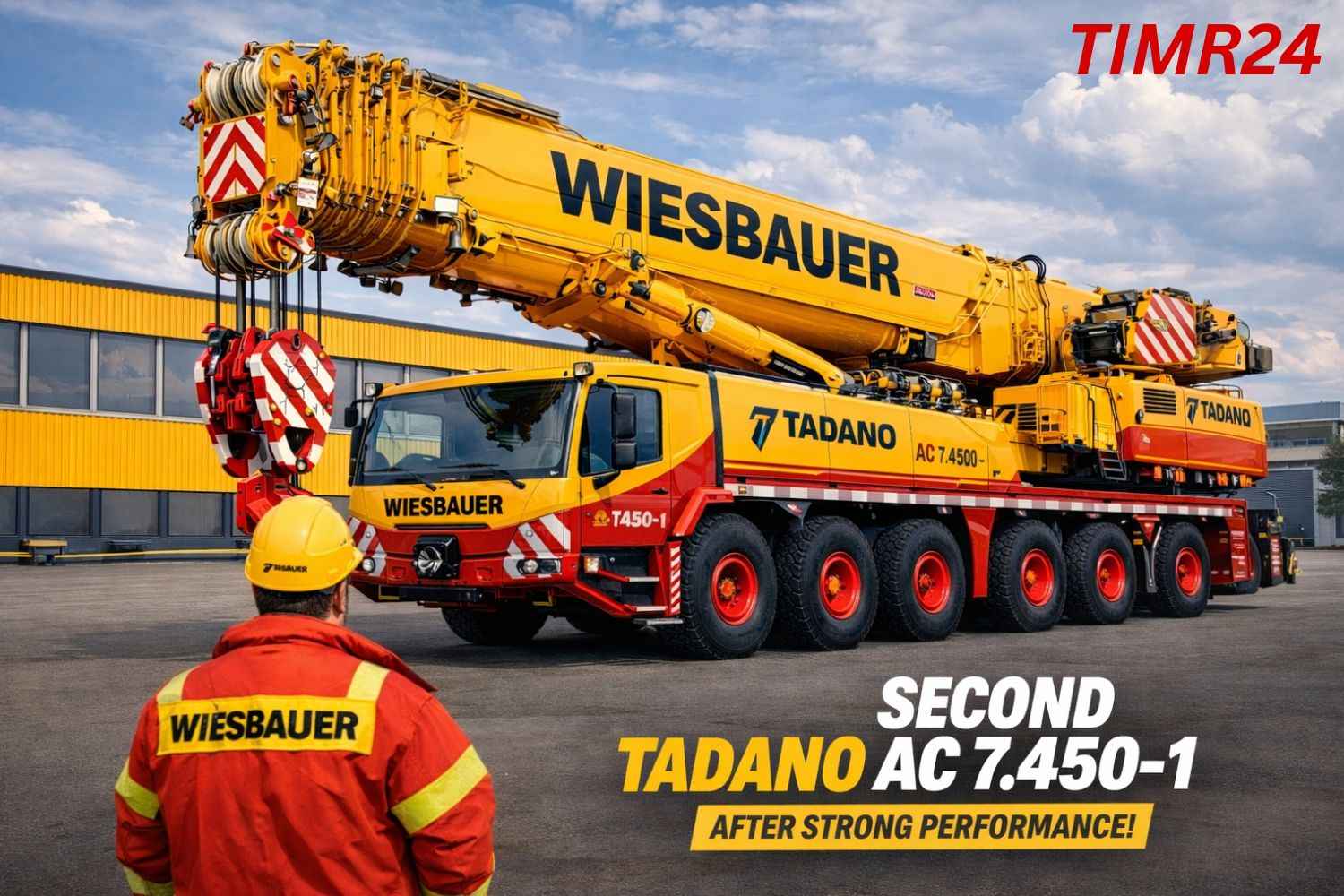 Wiesbauer Orders Second Tadano AC 7.450-1 Crane After Strong Performance