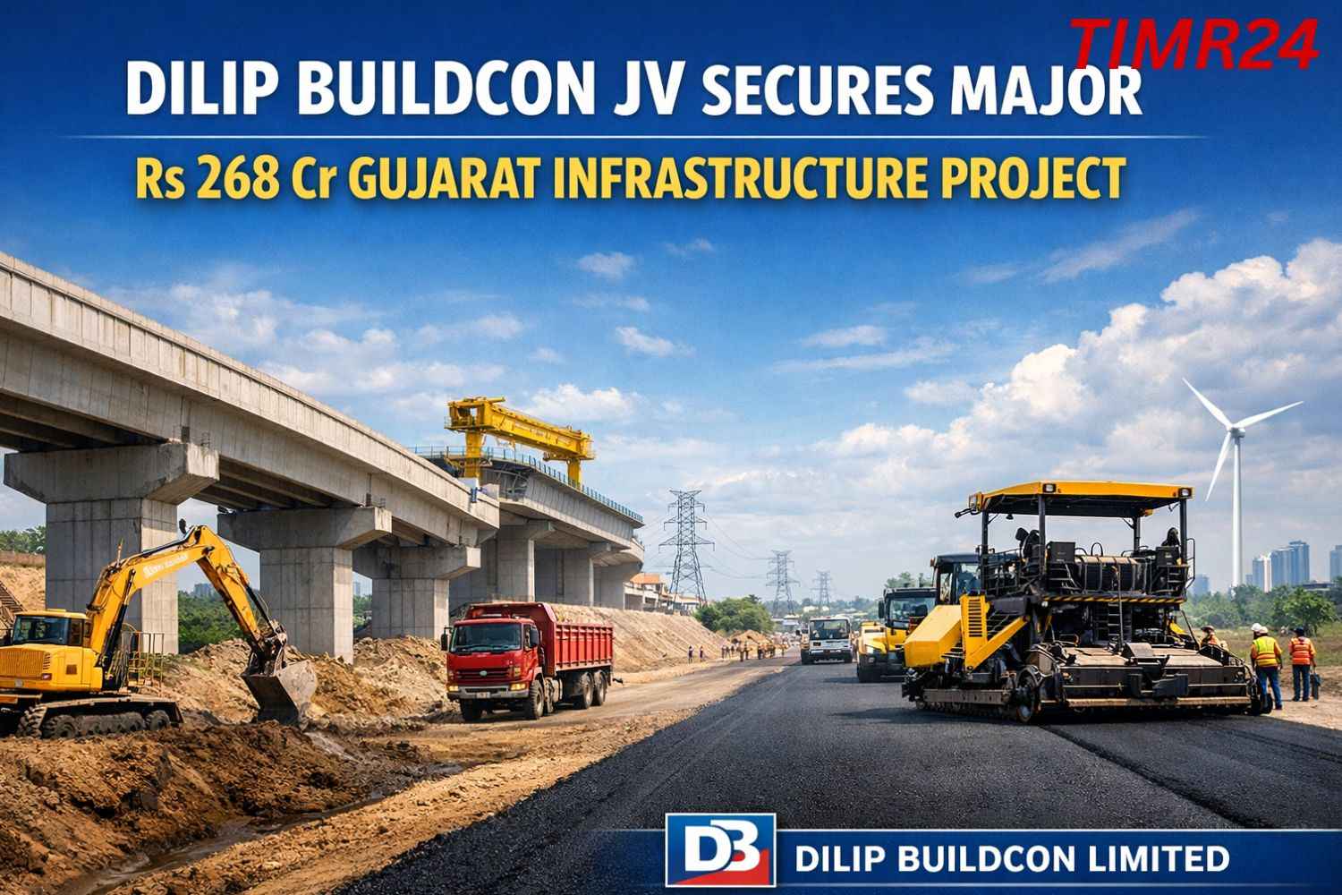 Dilip Buildcon JV Secures Major Rs 268 Cr Gujarat Infrastructure Project