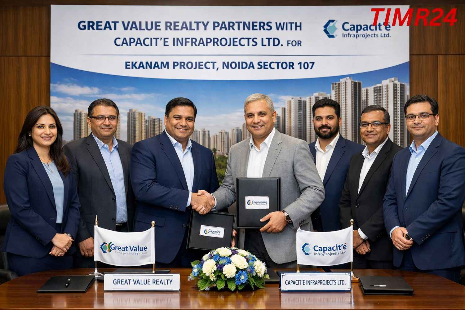 Great Value Realty Partners with Capacit’e Infraprojects Ltd. for Ekanam Project in Noida Sector 107