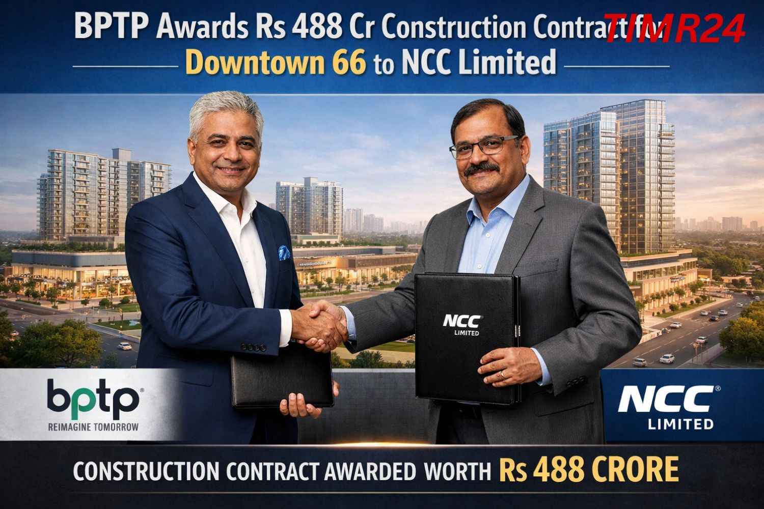 BPTP Awards Rs 488 Cr Construction Contract for Downtown 66 to NCC Limited