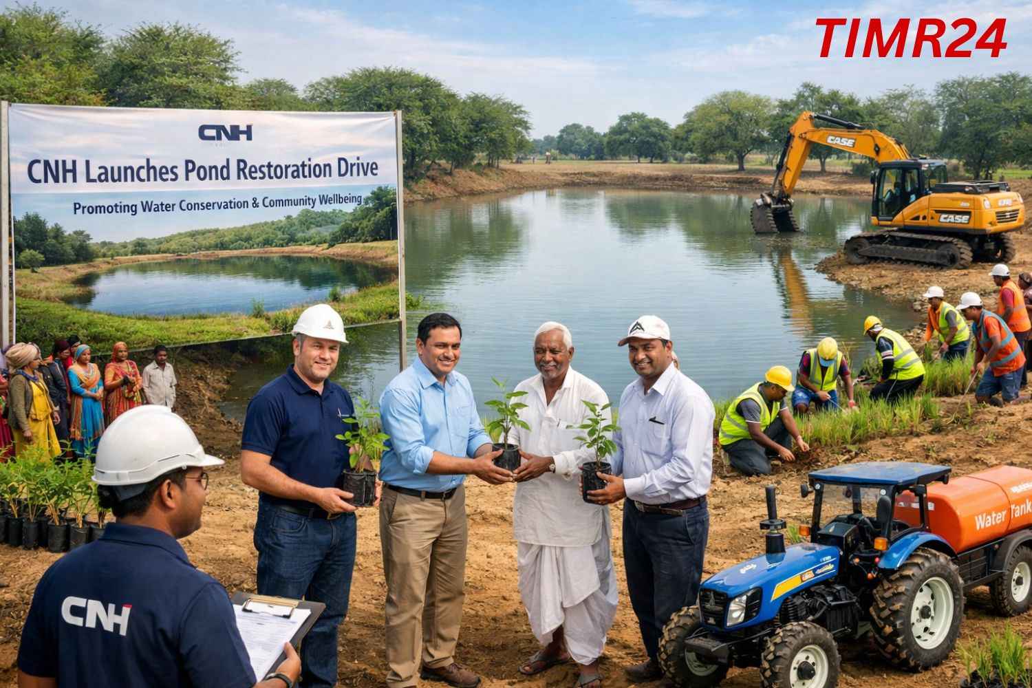 CNH Launches Pond Restoration Drive to Promote Water Conservation and Community Wellbeing