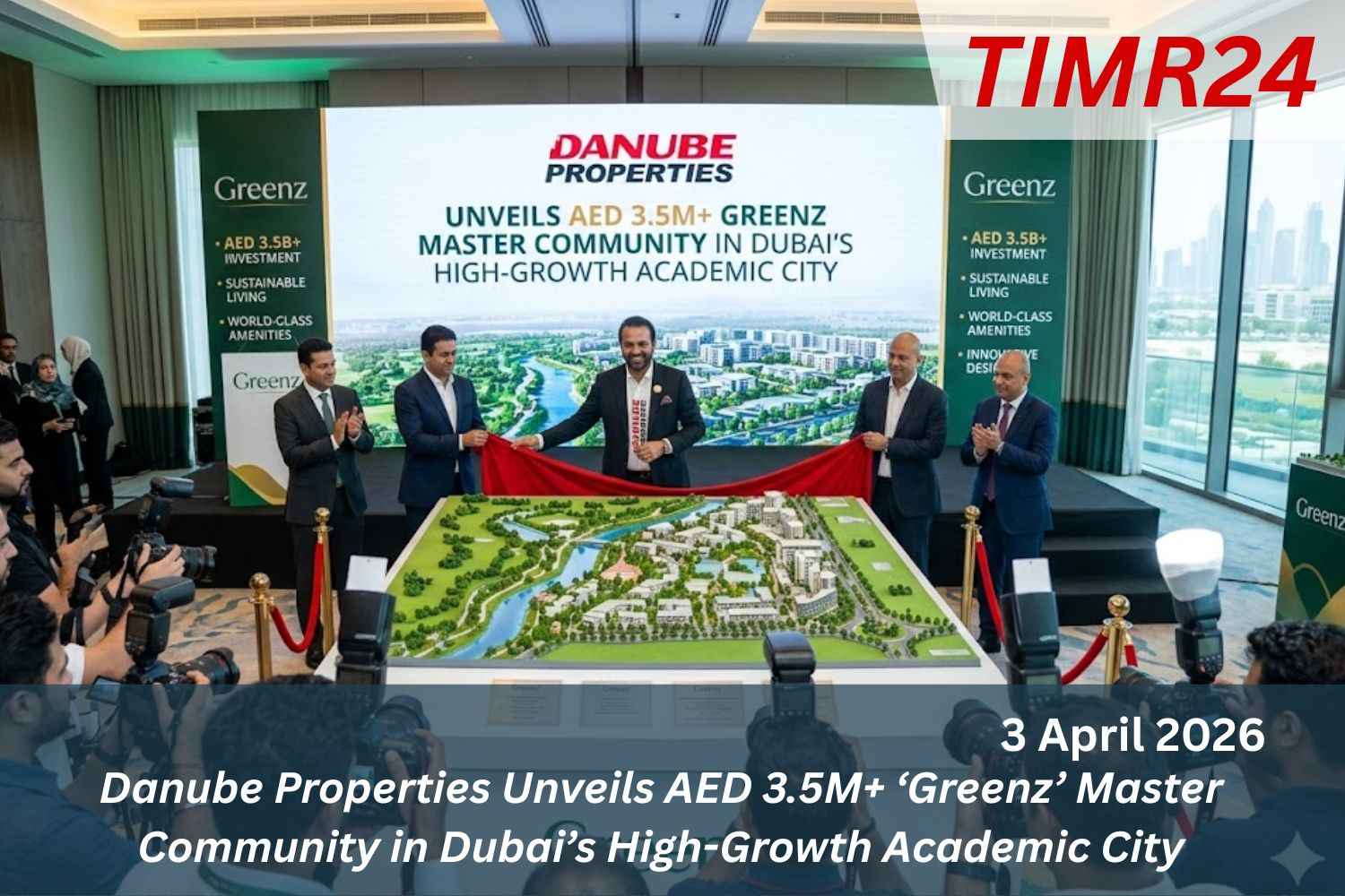 Danube Properties Unveils AED 3.5M+ ‘Greenz’ Master Community in Dubai’s High-Growth Academic City