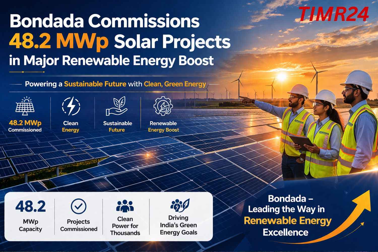 Bondada Commissions 48.2 MWp Solar Projects in Major Renewable Energy Boost