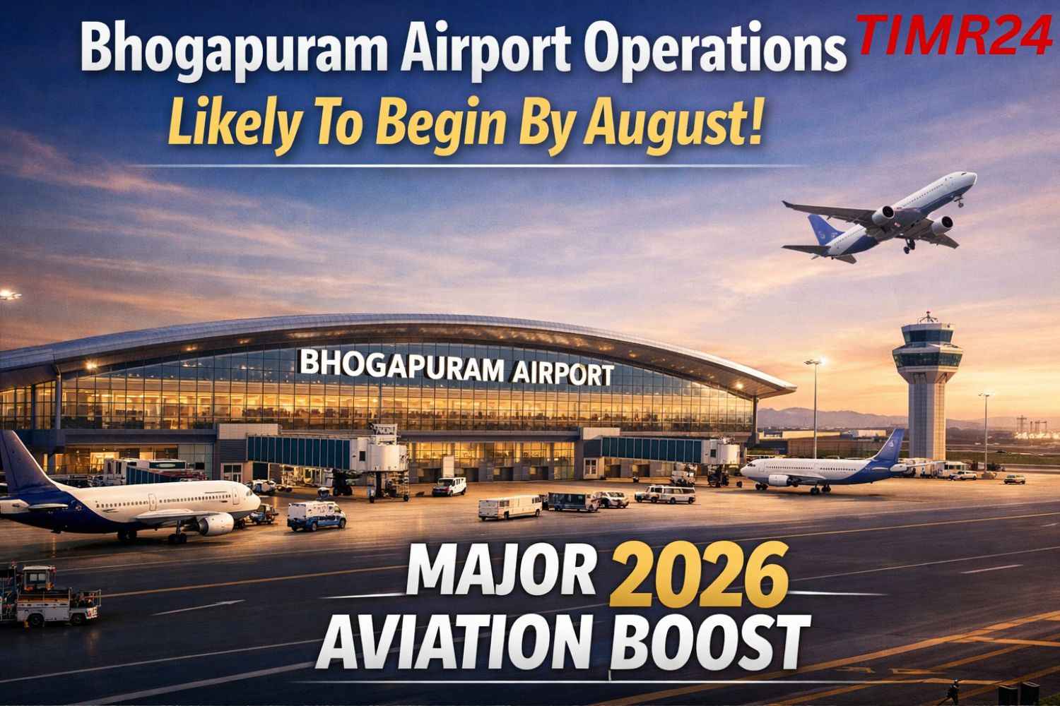 Bhogapuram Airport Operations Likely To Begin By August in Major 2026 Aviation Boost