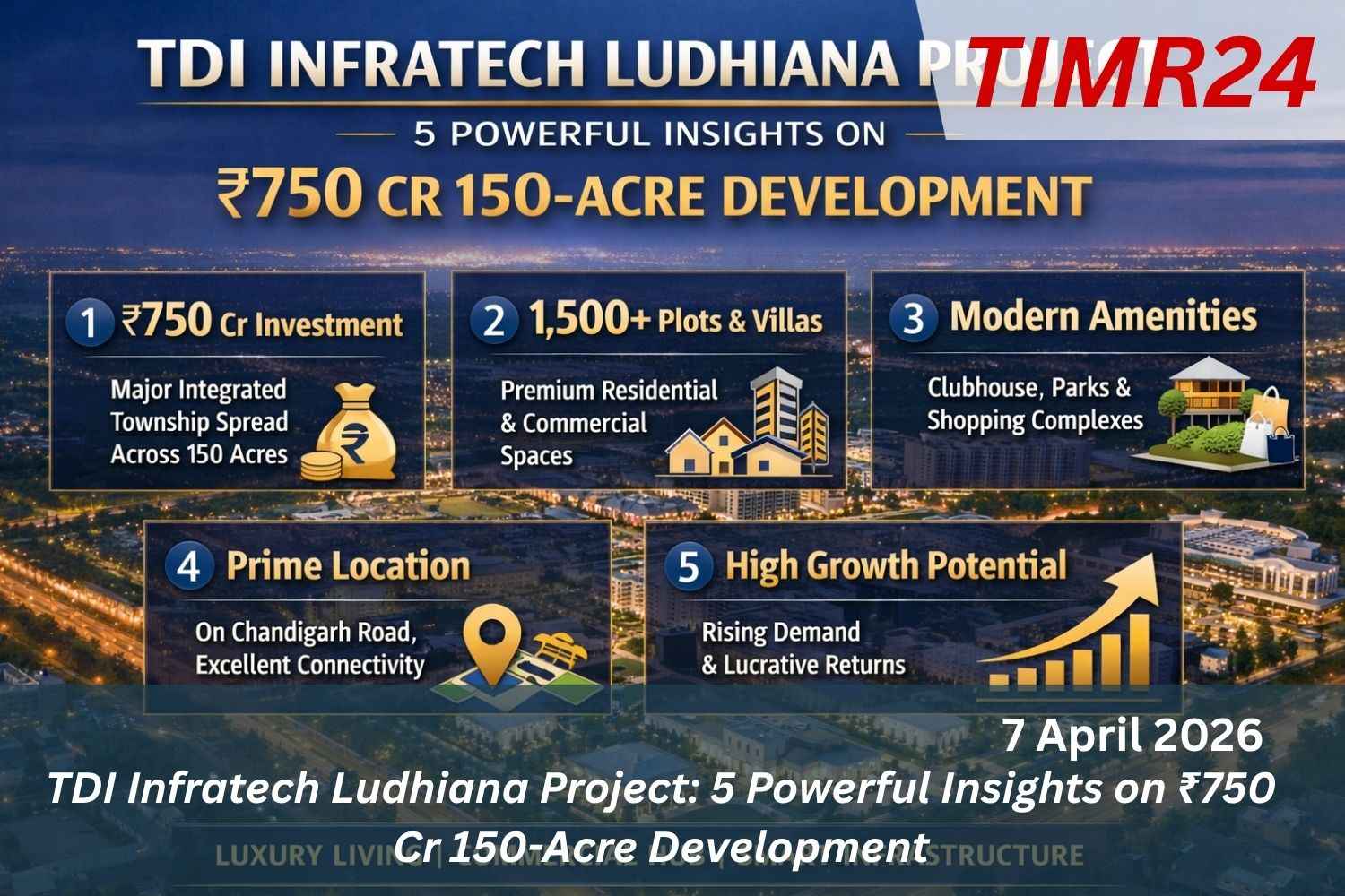 TDI Infratech Ludhiana Project 5 Powerful Insights on ₹750 Cr 150-Acre Development