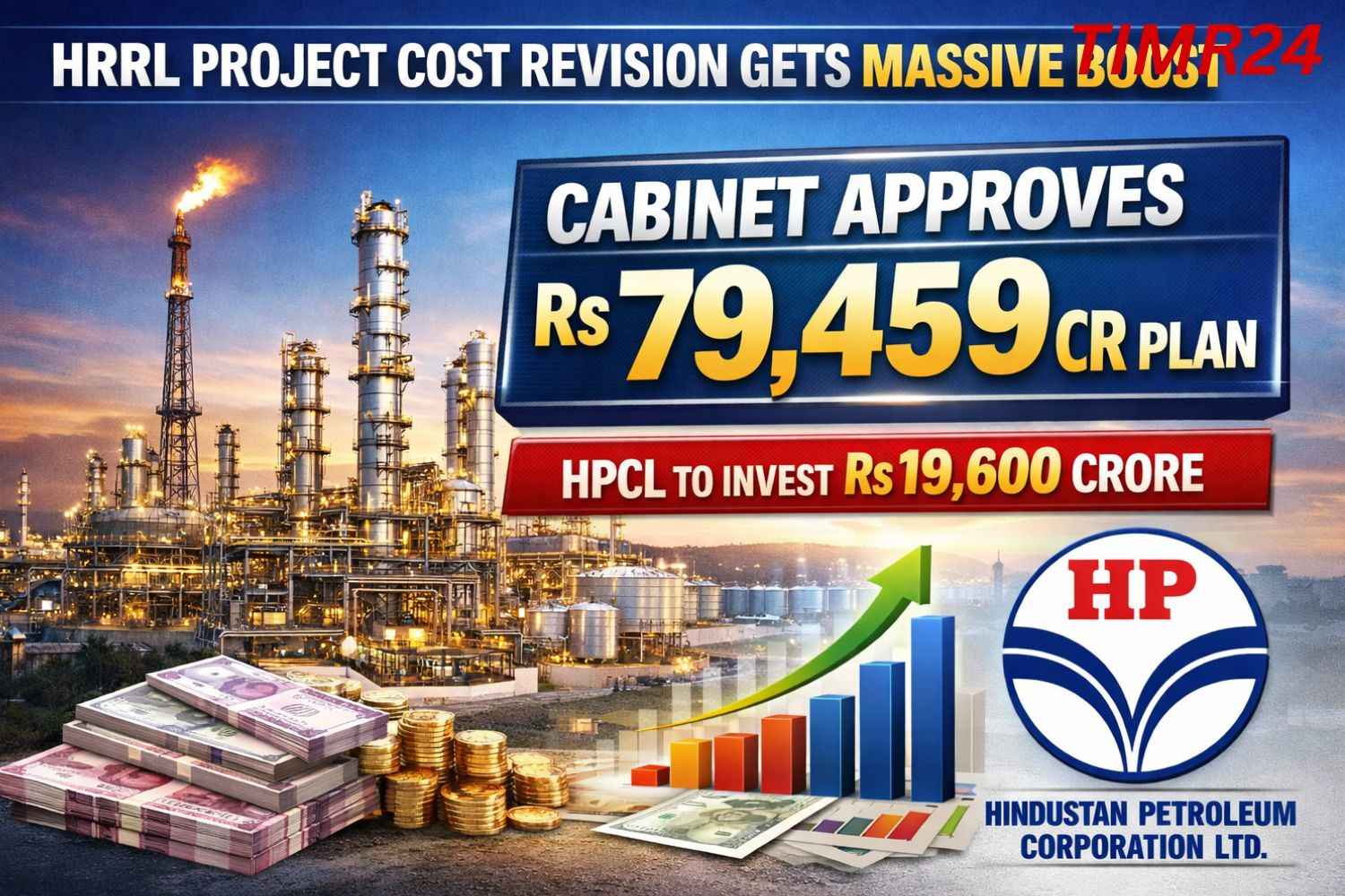 HRRL Project Cost Revision Gets Massive Boost Cabinet Approves Rs 79,459 Cr Plan, HPCL to Invest Rs 19,600 Cr