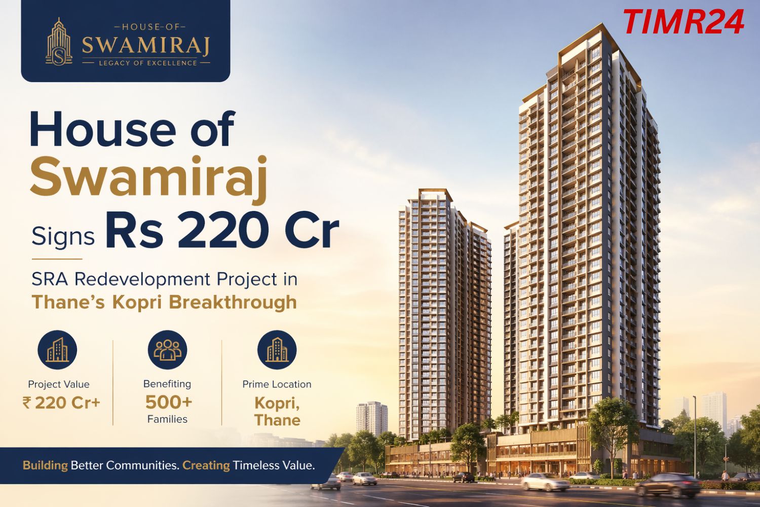 House of Swamiraj Signs Rs 220 Cr SRA Redevelopment Project in Thane’s Kopri Breakthrough