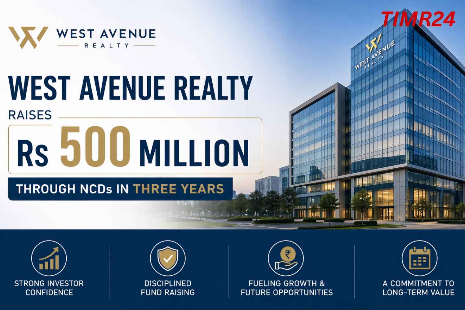 West Avenue Realty Raises Rs 500 Million Through NCDs In Three Years Breakthrough