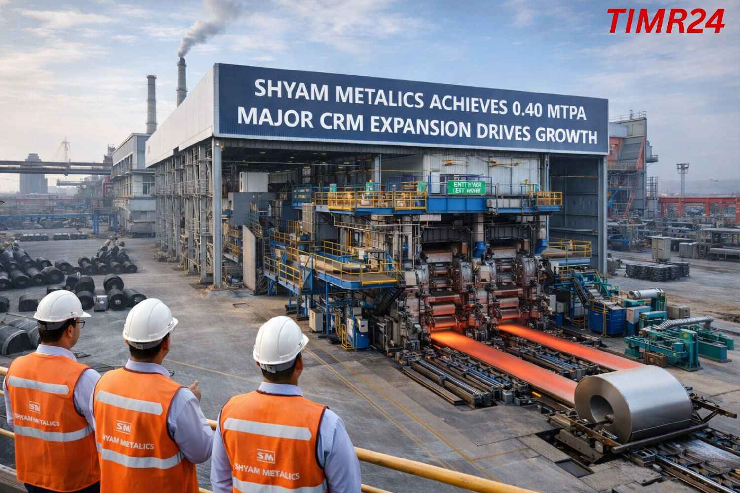 Shyam Metalics Achieves 0.40 MTPA Major CRM Expansion Drives Growth