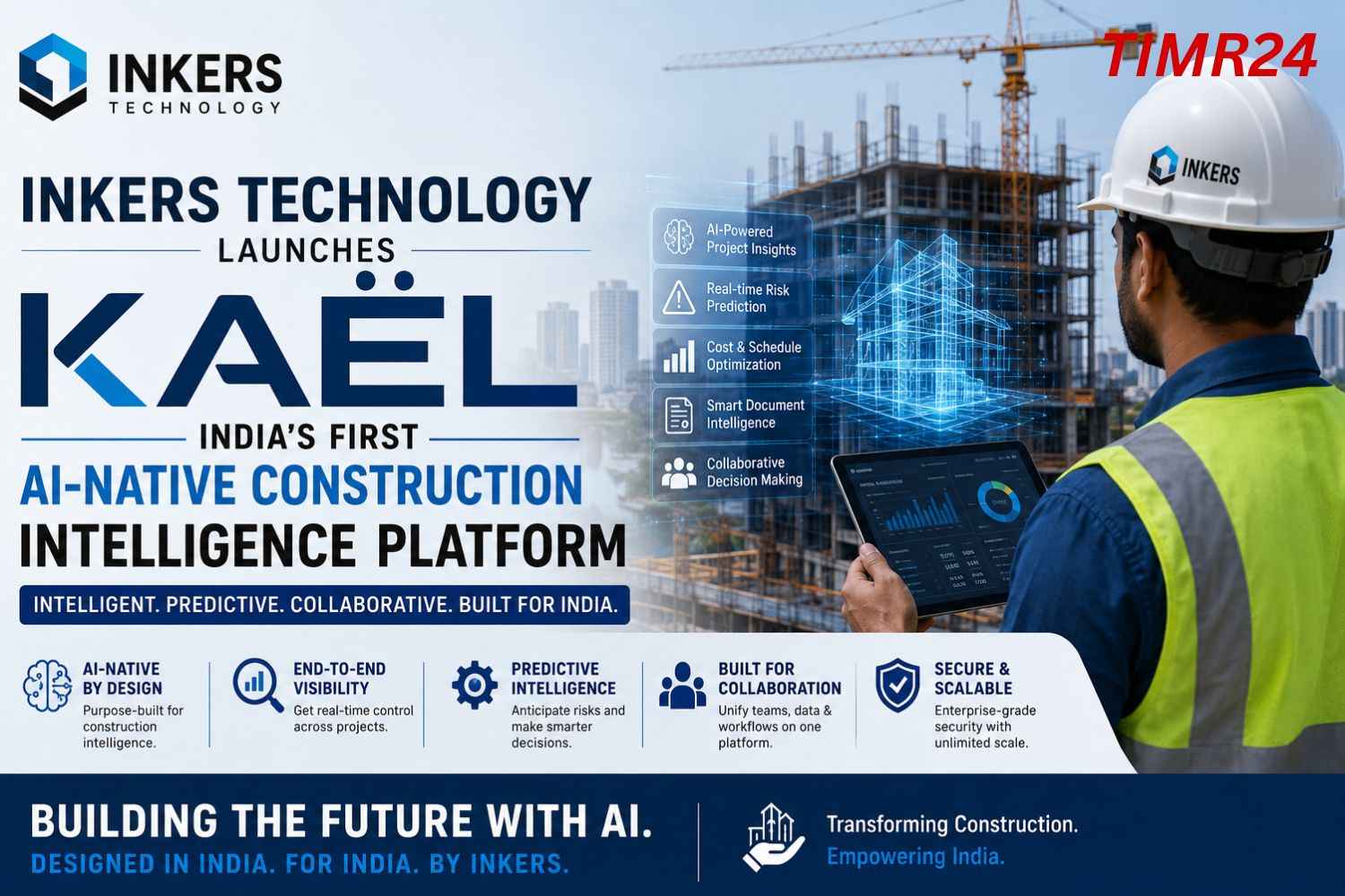Inkers Technology Launches Kaël, India’s First AI-Native Construction Intelligence Platform