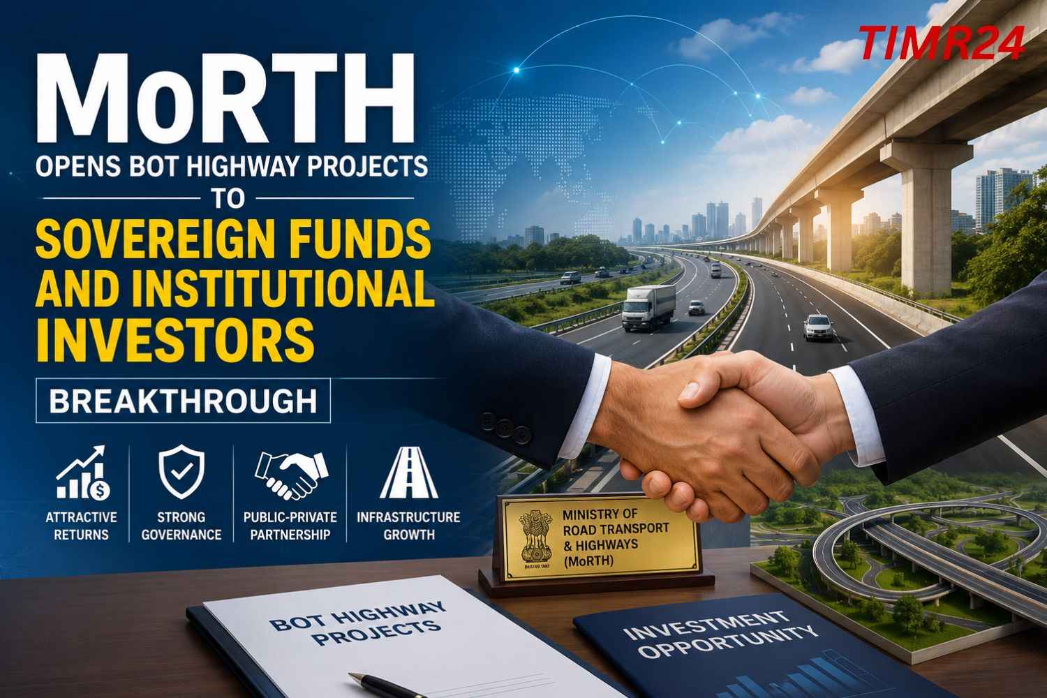 MoRTH Opens BOT Highway Projects To Sovereign Funds And Institutional Investors Breakthrough
